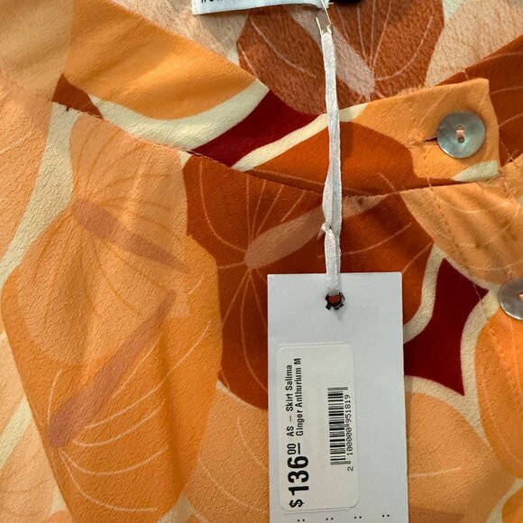 Ava Sky Skirt Salima, Ginger Anthurium, Size M, NWT - Picture 3 of 3